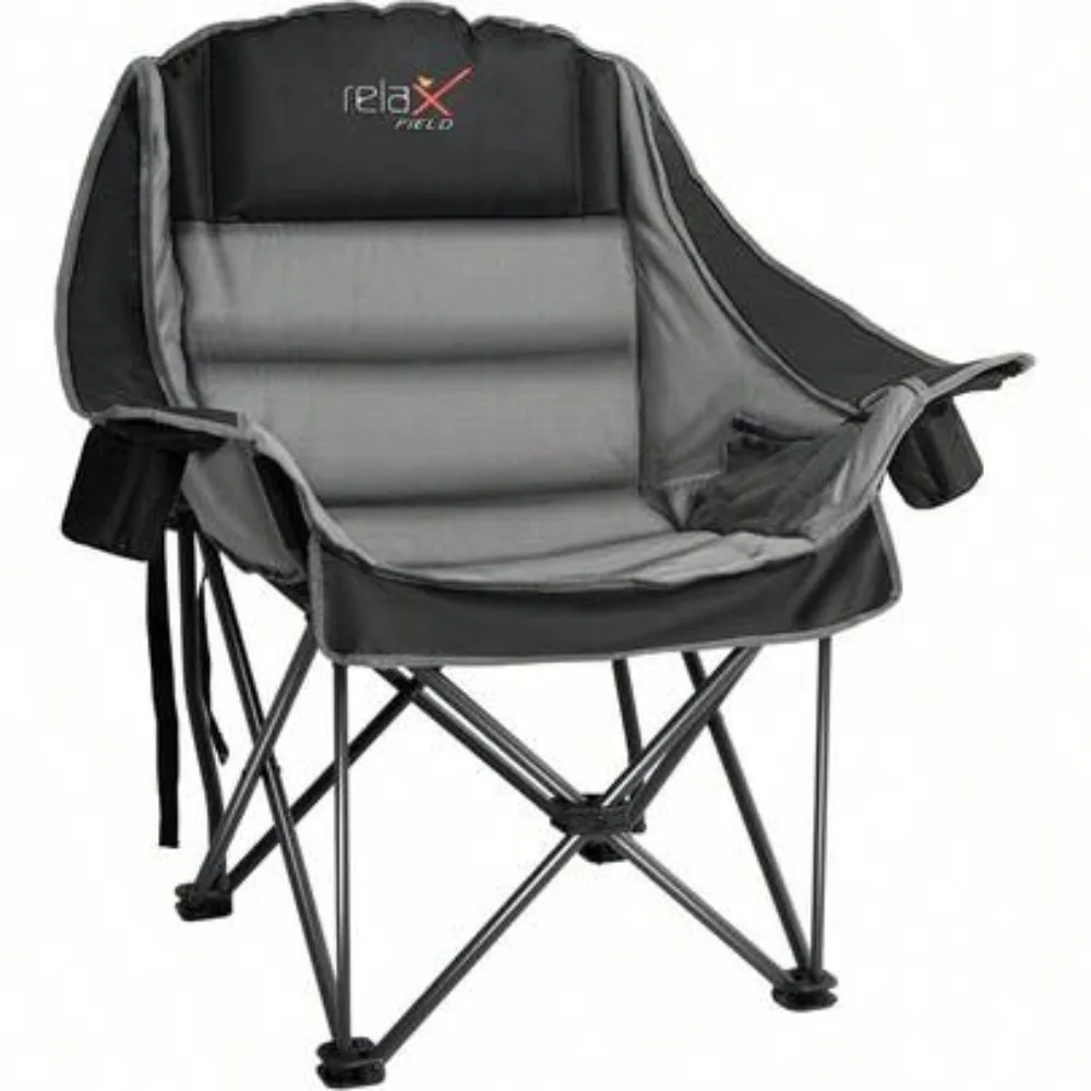 Hunting And Fishing Outdoor Chairs - Sedia da Campeggio Oversize per Adulti,