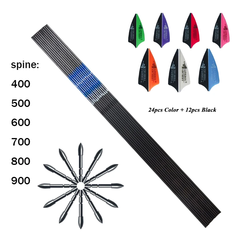 Arrow Carbon Shaft - Tiro con l'arco frecce in carbonio