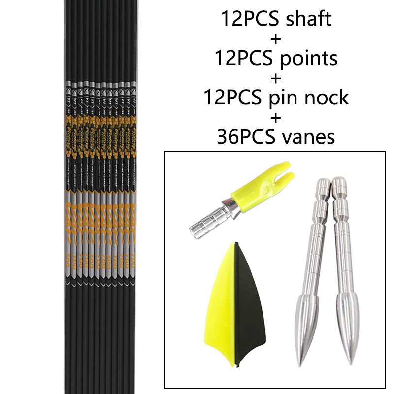 12 pz FAI DA TE Tiro Con L'arc - Arrow Carbon Shaft recensione e prezzo