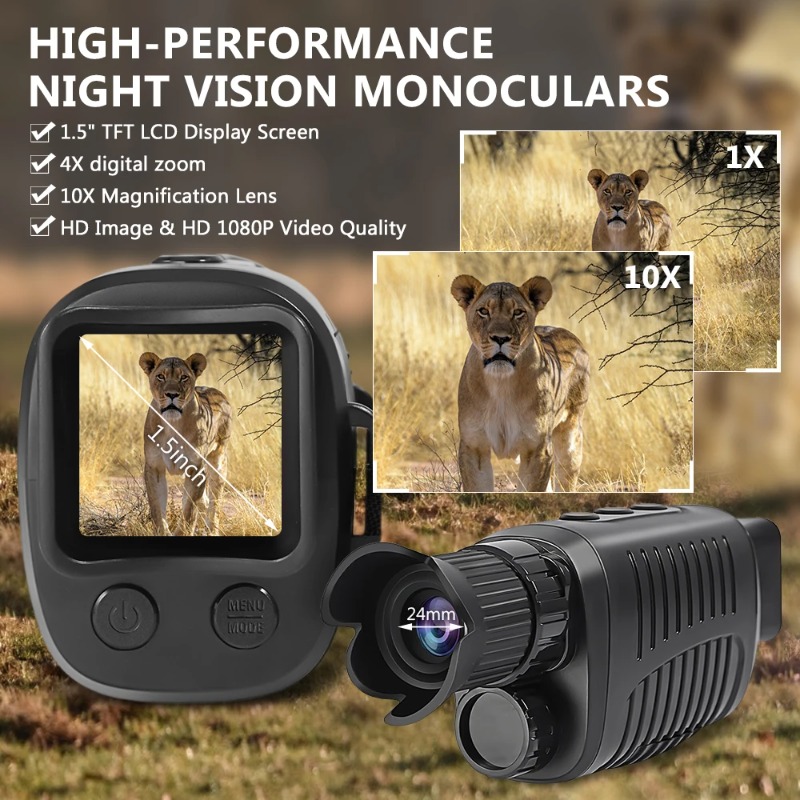 Monocolo Digitale con Zoom 5X  - Outdoor Hunting Digital Night Vision recensione e prezzo