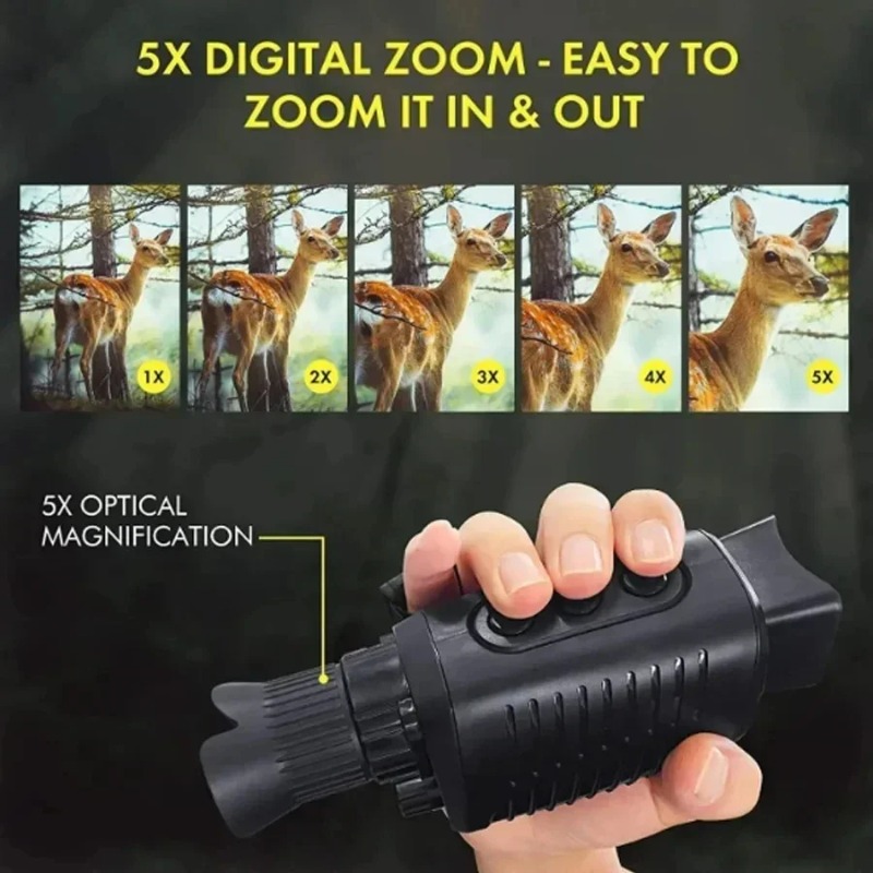 Monocolo Digitale con Zoom 5X  - Outdoor Hunting Digital Night Vision recensione e prezzo