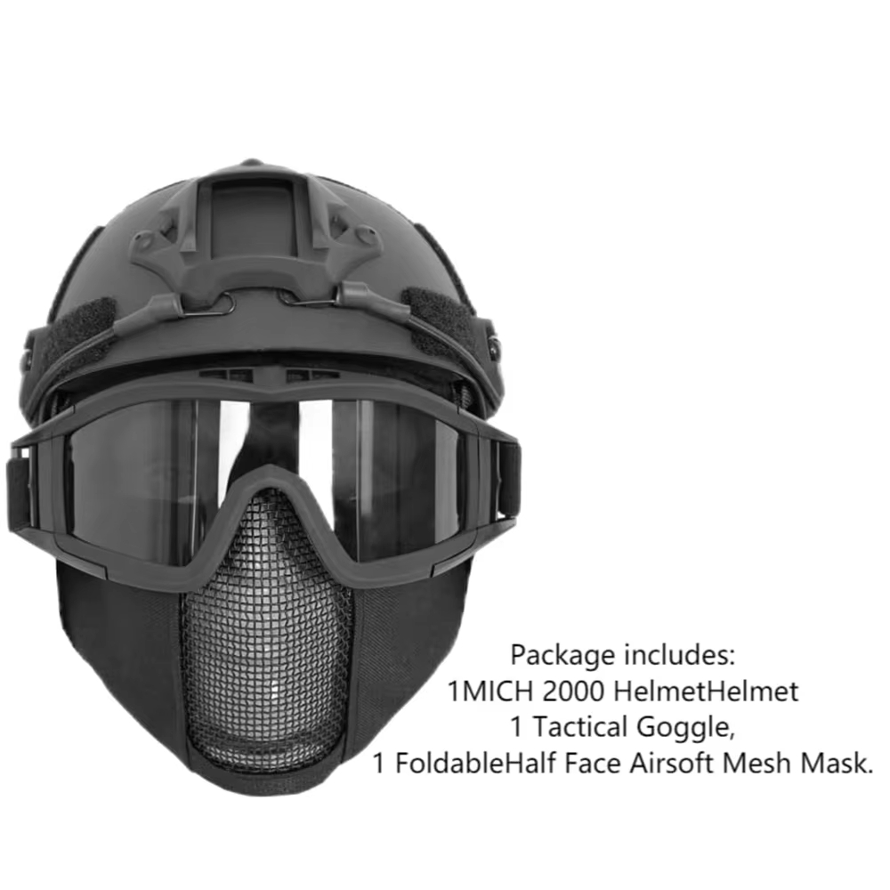 Set Casco MICH Airsoft e Masch - Outdoor Hunting Guide recensione e prezzo
