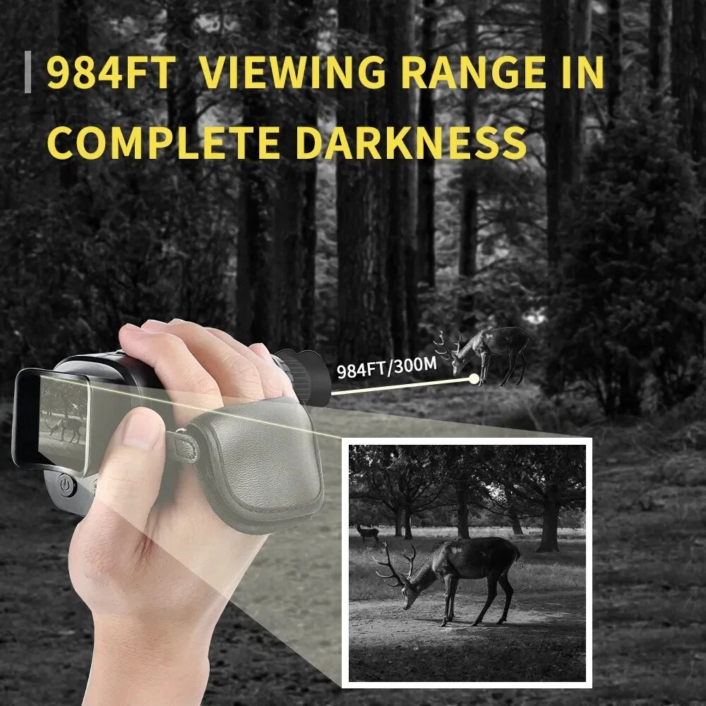 Dispositivo di visione notturn - Outdoor Hunting Digital Night Vision recensione e prezzo